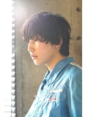 外国人寝癖風無造作スパイラルのニュアンスパーママッシュ