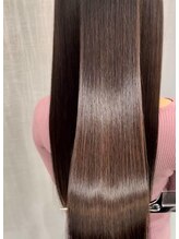 ダブリュー(W) つるりんちょ髪質改善ストレート