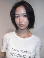 ヌウ(nuu) 〈生平〉透明感カラー/レイヤー/ボブ/グレージュ/ショート/