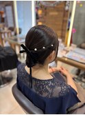 お呼ばれヘアアレンジ/ヘアセット/小田急相模原