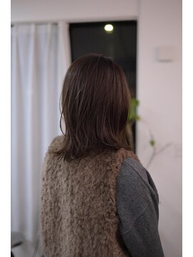 レイヤーボブ/髪質改善カラー