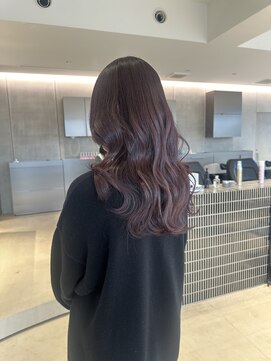 エレン 向ヶ丘遊園 登戸(ELEN) ピンクブラウン/艶髪/イルミナカラー/ワンカラー/学生/オフィス