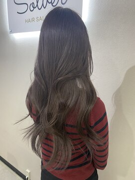 ソルバー(SOLVER) 【SOLVER 南】ブリーチなし/ダブルカラー/レイヤーカット