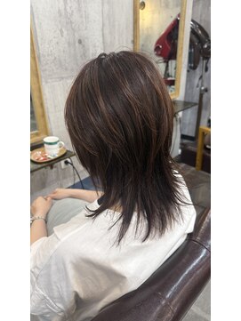 アムレヘアーエタ(amule hair eta) 【amule hair eta】ウルフカット/レイヤー