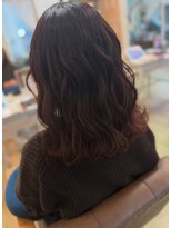 ヘアアトリエ ナイン(hair atelier nine) ヘッドスパ/チェリーレッド/ハイレイヤーウルフ/髪質改善/福島市