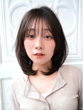 ガーデントウキョウ(GARDEN Tokyo) 【レイヤーカット/ミディアム/顔周り/透明感/シースルー/前髪】