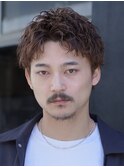 渋谷ブリーチカラーアクティブショートルーズショートメンズヘア