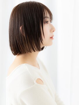 ドクターズ サロン ラブ(Dr's Salon LAB) 暖色系カラー髪質改善ミストバング小顔ボブm古河20代30代40代