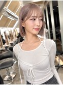 ショートボブ/シースルー/顔周り/30代40代50代/渋谷