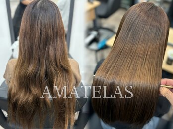 AMATELAS S 新宿/髪質改善/縮毛矯正/カラー/レイヤーカット【8/31 NEWOPEN（予定）】の写真/ただ真っ直ぐにするだけじゃない。髪の悩みを根本から解決する《美髪矯正》【髪質改善/新宿】
