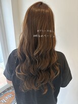 オンリー ヘア(ONLY HAIR) ロングヘア×ベージュカラー