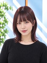 ネイヴスヘアー 福工大駅前店(Neivs Hair)&nbsp;ツヤ感ミディアムスタイル