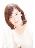 ゆるふわ大人スタイル/グレージュカラー
