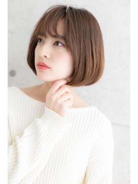 ヘアアンドビューティー ミック(Hair & Beauty miq) グラデーションカラー★前下がりラブクラシカルボブ