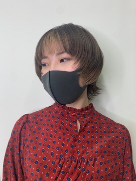 アッシュ 名駅(ASCH) インナーカラー×マッシュウルフ