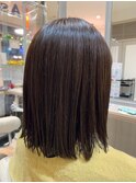 切りっぱなしボブ