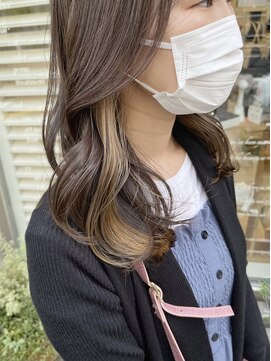 ネオリーブ アンド 渋谷店(Neolive &) 【neolive&】韓国風ベージュインナーカラー