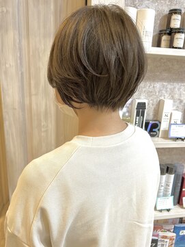 キャアリー(Caary) 福山市美容室Caary フェミニンなら丸みショートボブ ♪