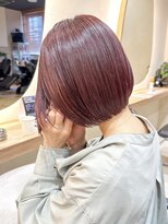 ヒビヲ(HIBIO)&nbsp;ブリーチダブルカラーピンクベージュイルミナカラーハイトーン