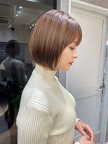 ロンドソレイユ 池袋(Lond soleil)&nbsp;ボブ/前髪カット/レイヤーカット×ケアブリーチ/デザインカラー