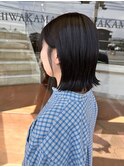 切りっぱなしボブ
