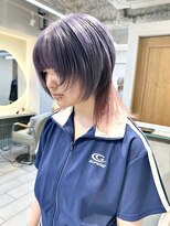 テトラ バイ ネオリーブ 横浜西口店(tetra by neolive)&nbsp;ウルフカット　デザインカラー　ケアブリーチ　横浜　レイヤー