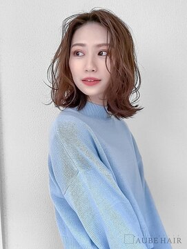 オーブヘアー アリーナ 会津若松店(AUBE HAIR alina) 20代・30代_面長解消ロブ
