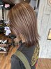 【2回目以降方☆白髪ぼかしハイライト】前髪カット+ハイライト+TR¥14,500