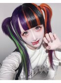 デザインカラー　ハイトーン　ツートン　ブリーチ☆