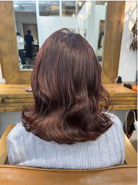 ニューライン 豪徳寺 山下(New-Line) 20代30代ボブレイヤー　ピンクカラー