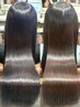 【ご新規様限定♪】【ブリーチ毛対応縮毛矯正☆】酸性ストレート ￥16900