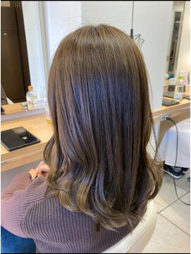 ルージュ 茗荷谷店(ROUGE) ミルクティー×ミディアム×髪質改善トリートメント【茗荷谷駅】