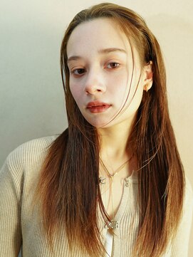 カンナ(Canna) サイドバング/ベージュ/縮毛矯正/髪質改善/TOKIO/20代/30代