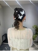 10代20代30代◎ポニーテールモテ髪編みおろし