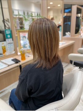 アッシュ 行徳店(Ash) 白髪ぼかしフレーミング×ハイライト