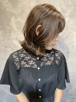 ココカラヘアー プラス(cococara‐hair plus)&nbsp;ミディアム×白髪ぼかし×ハニーベージュ