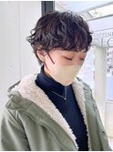 ショートパーマ　マッシュショート　京都美容室　進詩織