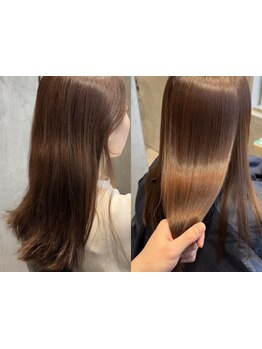 【酸性ストレート＋カット＋トリートメント￥17500】髪の悩みに応える◎髪質改善が目的の新しいメニュー☆