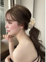 ボタン ハカタ(VOTAN hakata)&nbsp;【NAO】顔周りカット/オリーブグレージュ/レイヤー/前髪