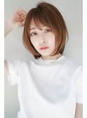 【GEEKS渋谷】レイヤーボブ/春夏カラー/20代30代/前髪あり/小顔