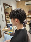 上げも下ろしもできるツイストスパイラルパーマ♪