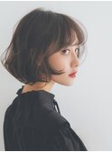 20代30代40代　海外風モテ髪ボブ＃18