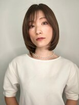 カバーヘア ブリス 大宮西口(COVER HAIR bliss) 斜めバングワンカールストレートミディアムp1大宮20代30代40代