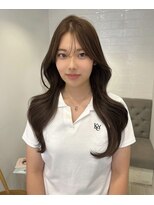 ラヴィズム 長岡店(LUVISM)&nbsp;韓国/顔周りレイヤー/ダブルカラー/ベージュ/前髪新潟長岡宮関