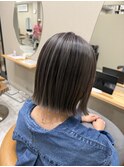 ブリーチ シャドールーツ ボブ デザイン 三宮 切りっぱなし