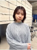 【before&afterバッサリレイヤーボブ】