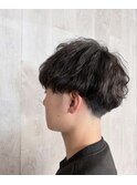 メンズカットナチュラル波巻きパーマゆるふわパーマ20代