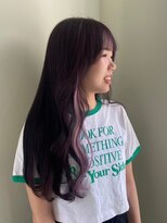 エクファ ヘア シェリル 草津 南草津店(ex-fa hair cherir) イメチェン/ピンクベージュ/アンブレラカラー/前髪/南草津