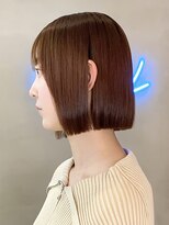 ロンドアジュール 横浜(Lond azur)&nbsp;丸みショートボブ/レイヤー/20代30代40代50代/顔周りカット
