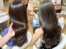 季節のおすすめ◎透明感カラーが人気！